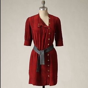 Silk dress, belt not included